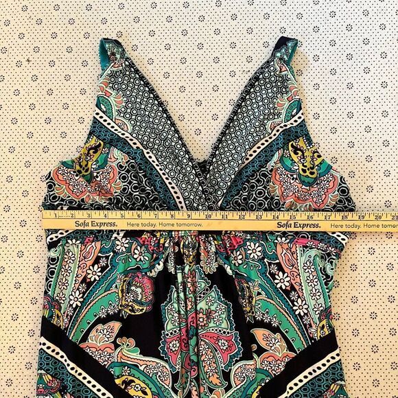 Metaphor XL Maxi Dress Boho Blue Pink Comfy CoolβFun - Picture 11 of 12